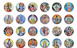 Indian Gods ball style edible image lollipops