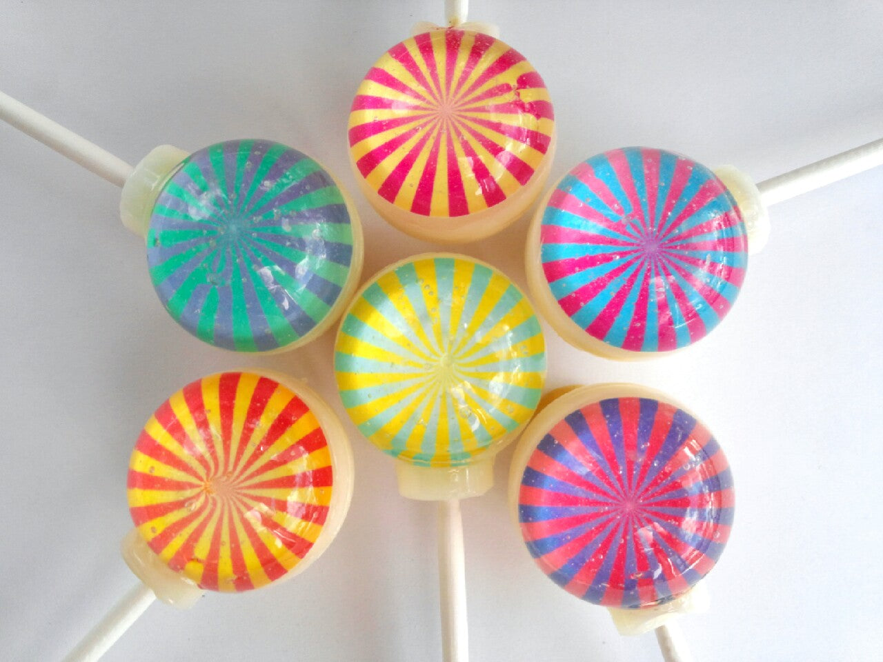 Twirly Whirly Lollipops 6-piece set by I Want Candy!