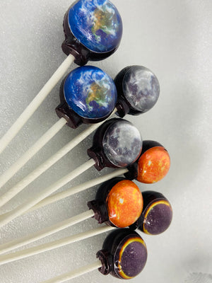 Solar Eclipse 2024 Lollipops 8-piece set by I Want Candy!