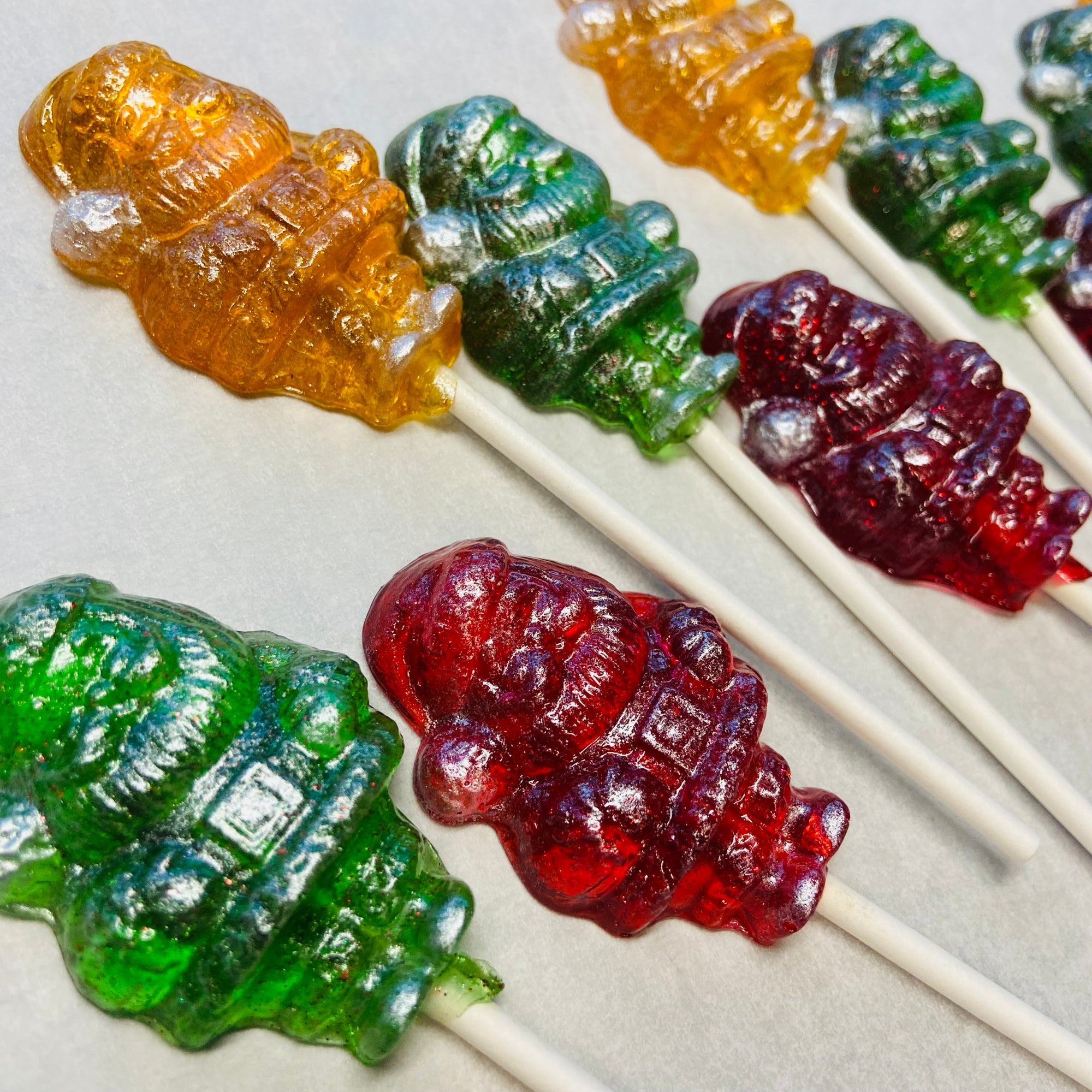 Santa Claus Lollipops 10-piece set by I Want Candy!