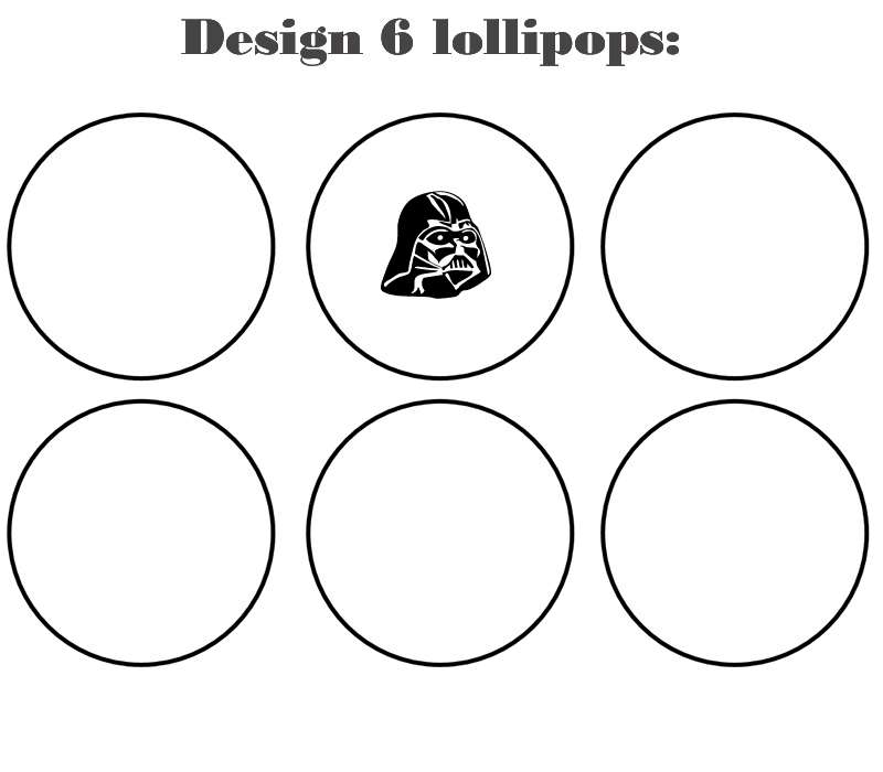 Customize your own 2D ball style edible image lollipop