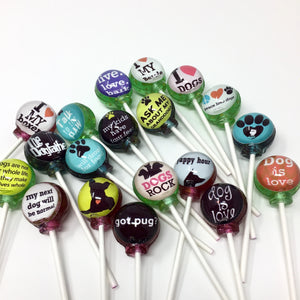 Must Love Dogs Lollipops 6-piece set by I Want Candy!