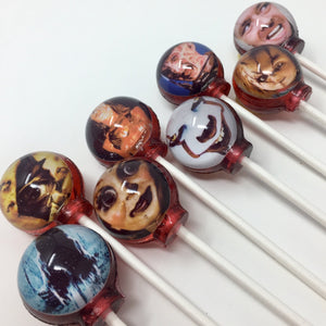 Icons of Mayhem Lollipops 8-piece set by I Want Candy!