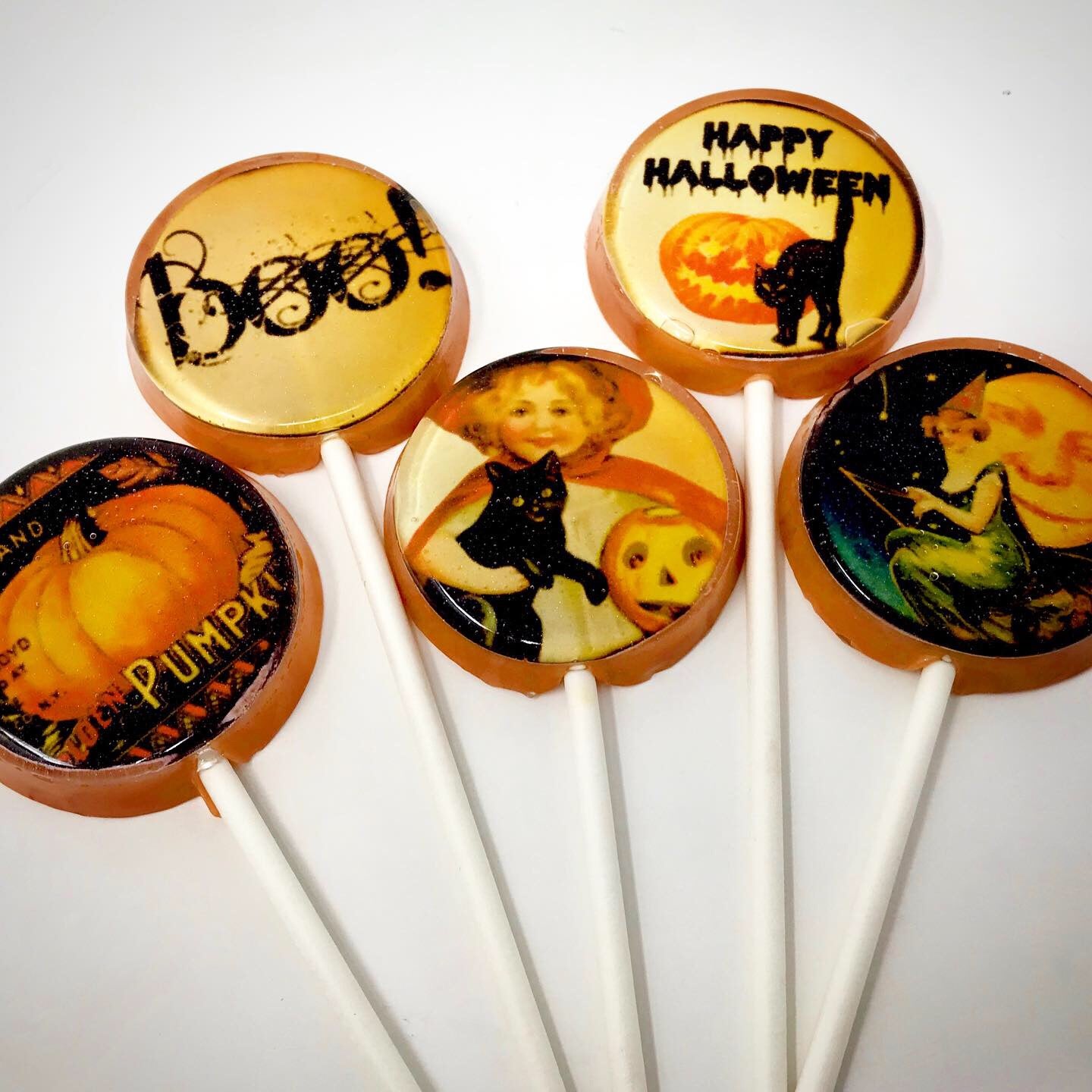 Classic Halloween Lollipop 5-piece set by I Want Candy!