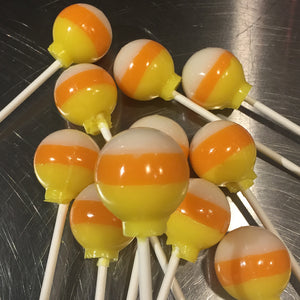 Candy Corn Lollipops 6-piece set by I Want Candy!