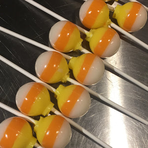 Candy Corn Lollipops 6-piece set by I Want Candy!