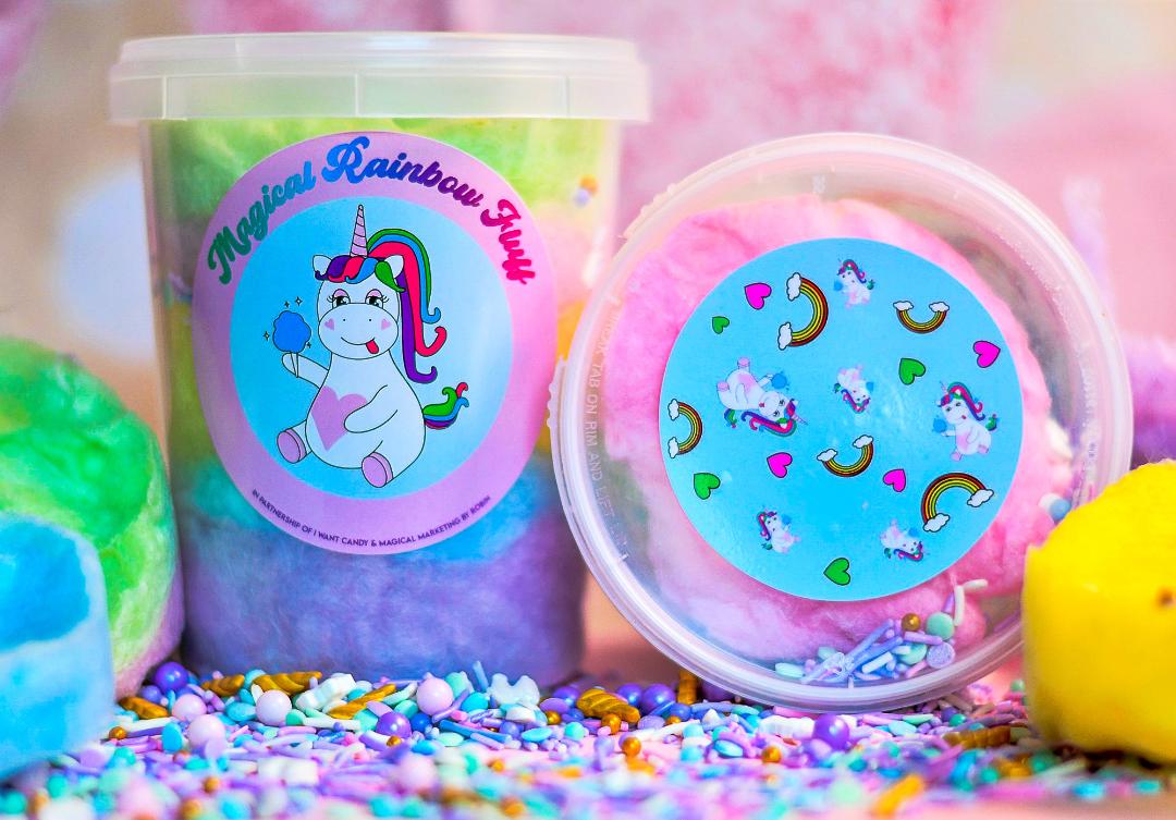 Magical Rainbow Unicorn Dust, Glittery Candy Powder, 8-Pack Unicorn Candy, Fun Party Favor!, Gluten, Dairy, Soy and Nut Free!, Fruit Flavored  Candy