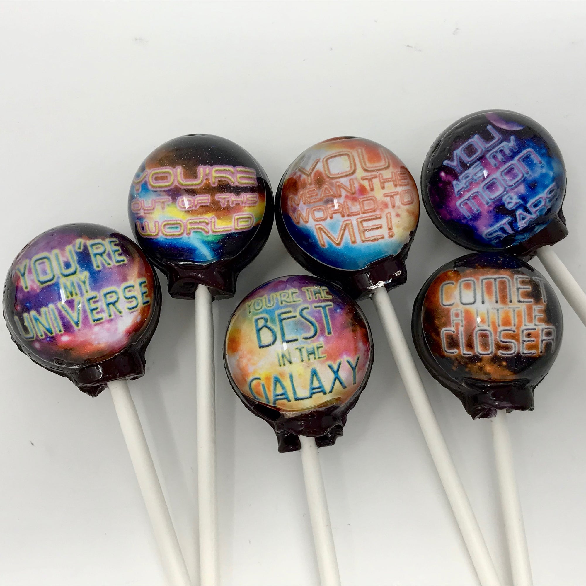 You're The Best In The Galaxy Lollipops 6-piece set by I Want Candy!