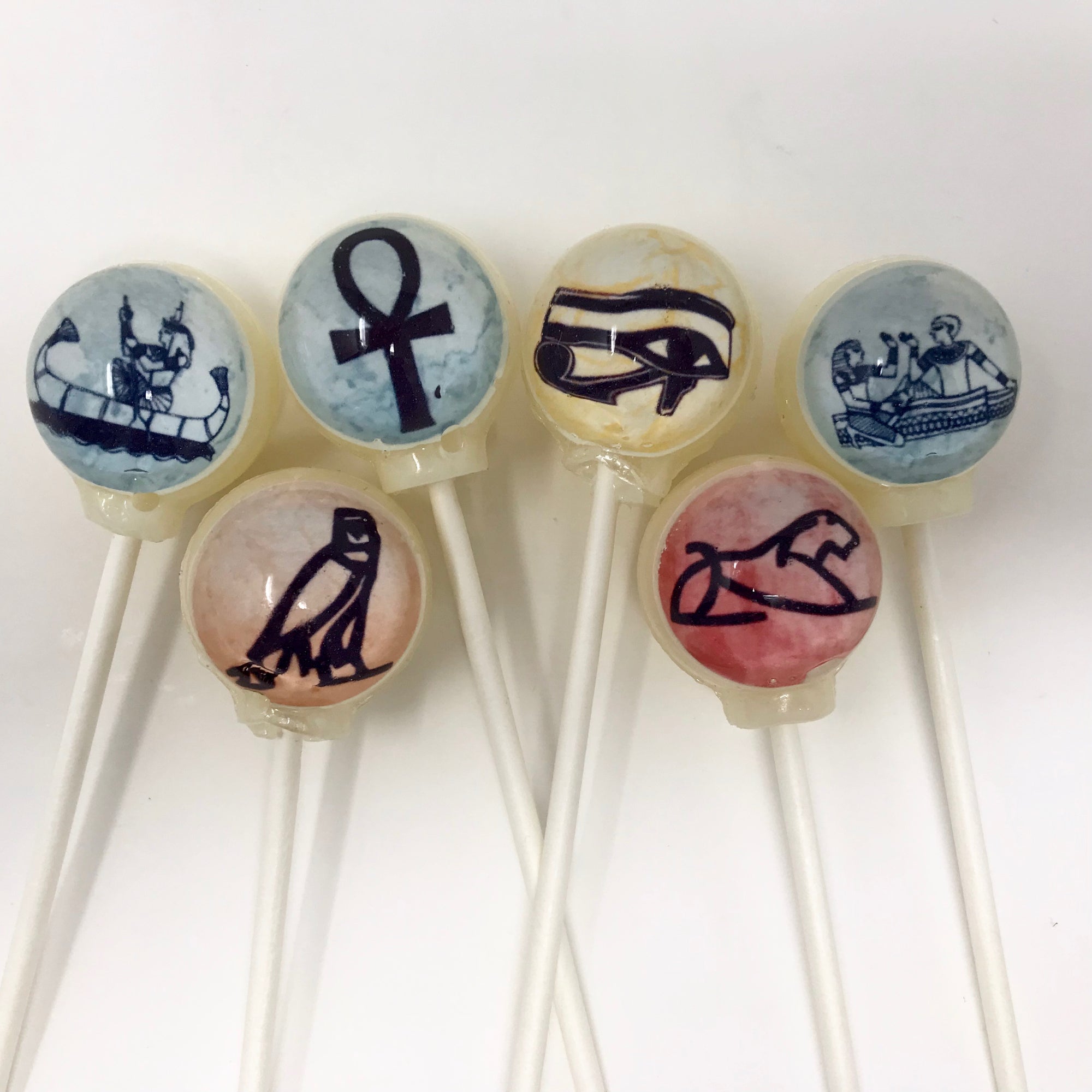 Egyptian Icon Lollipops 6-piece set by I Want Candy!