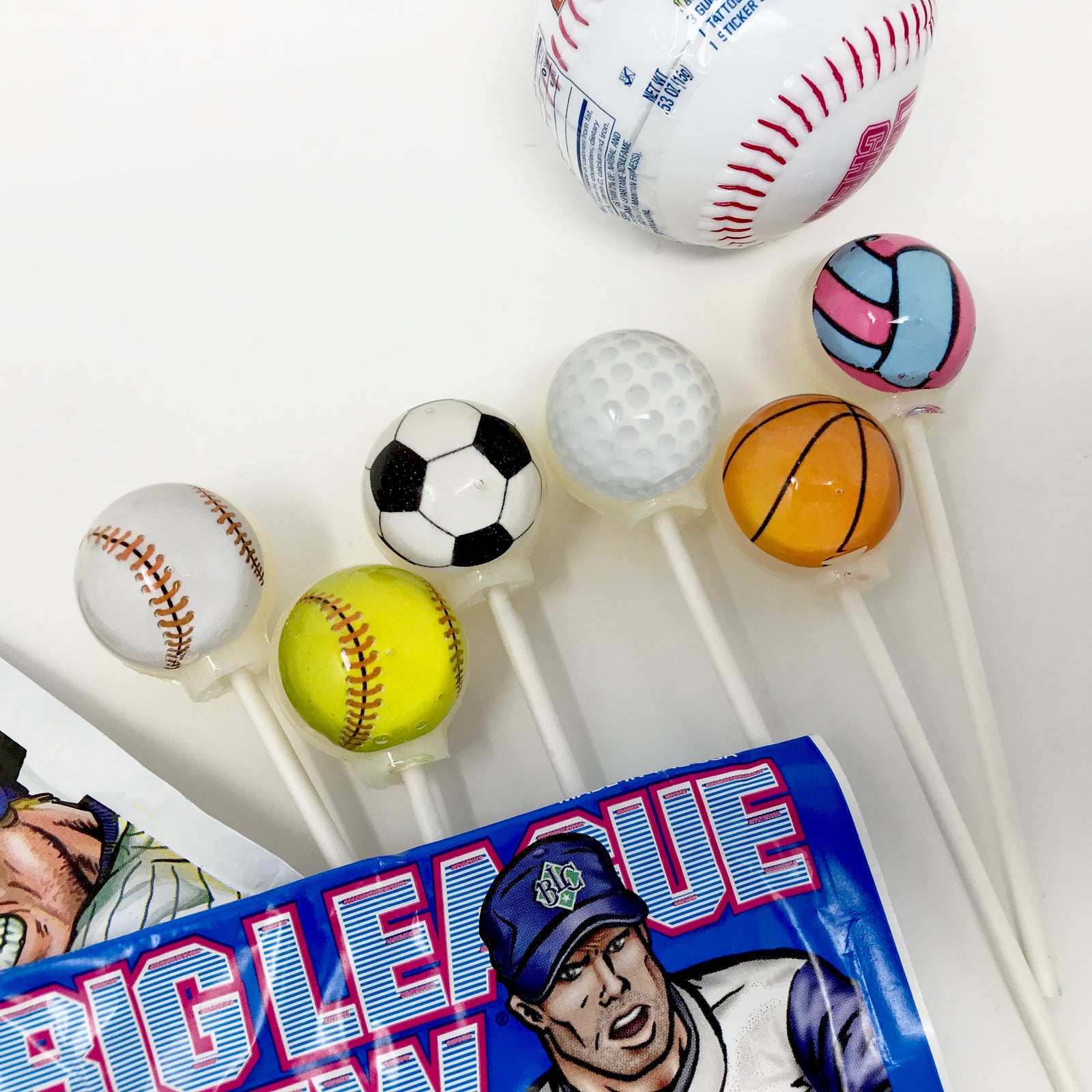 Go Sports Go Lollipops 6-piece set by I Want Candy!