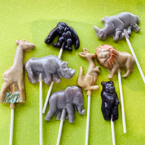 Animal Kingdom Lollipops 8-piece set by I Want Candy!
