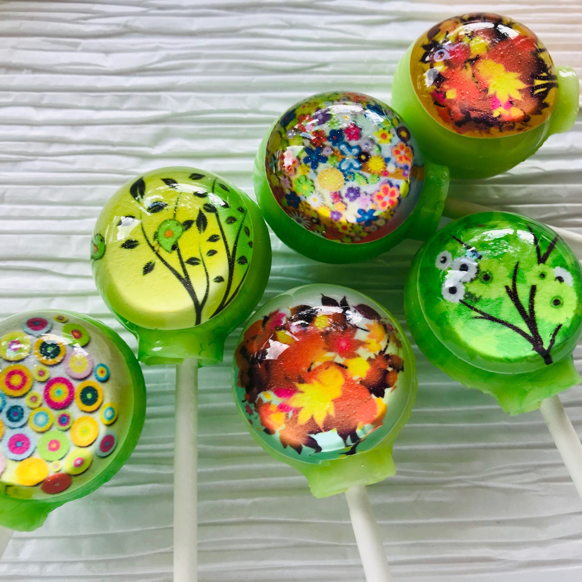 Whimsical Tree Lollipops 6-piece set by I Want Candy!