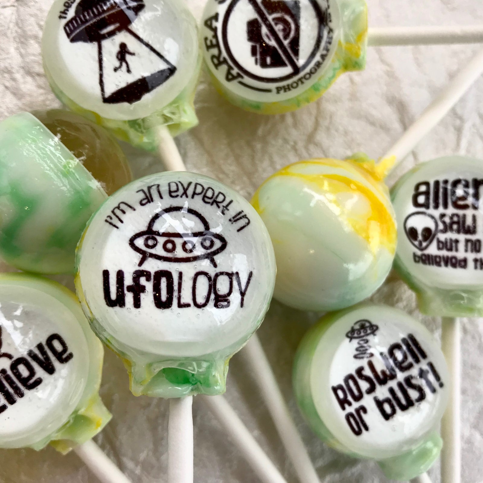 I Believe! Lollipops 6-piece set by I Want Candy!