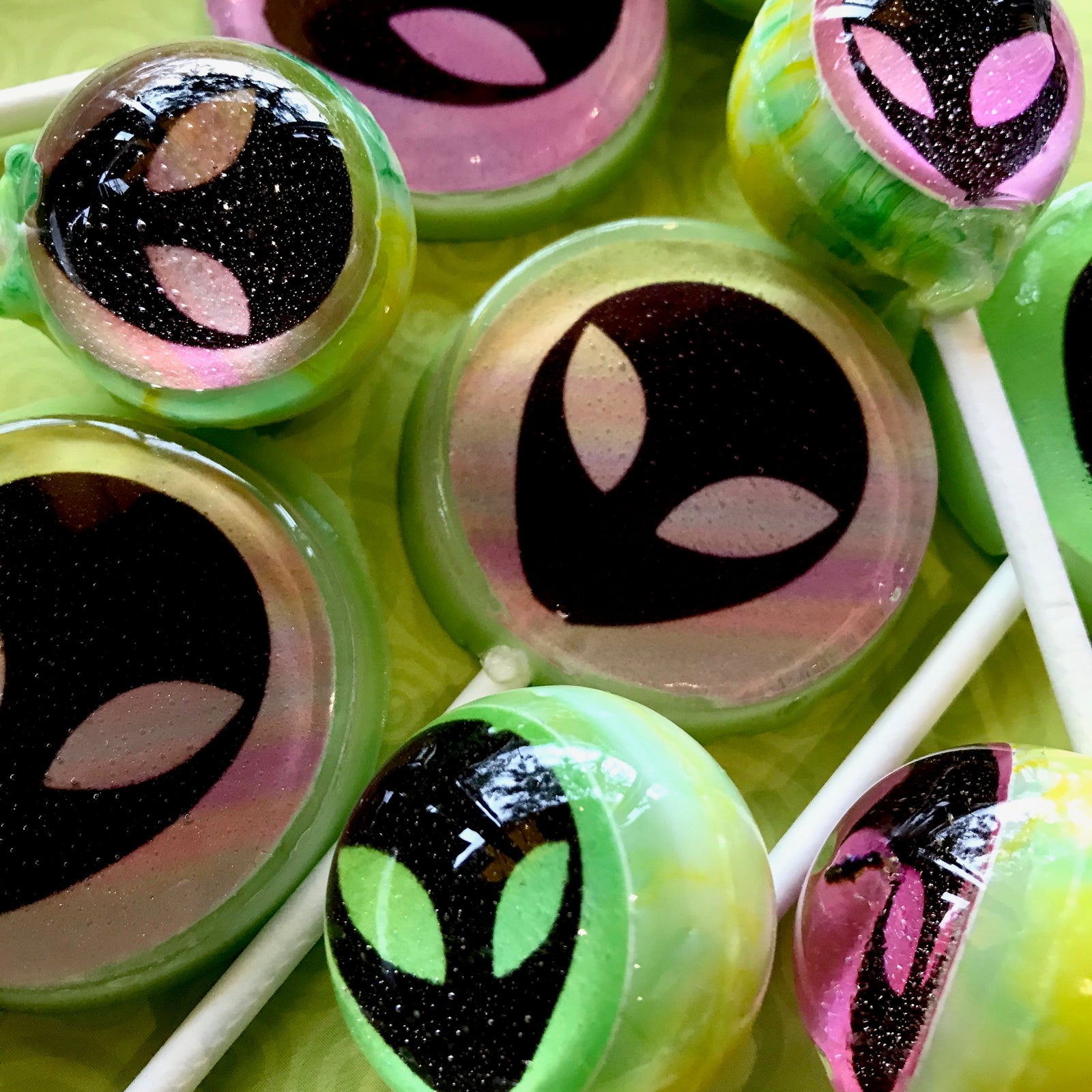 Visitors: From Space Lollipops 5 or 6-piece set by I Want Candy!