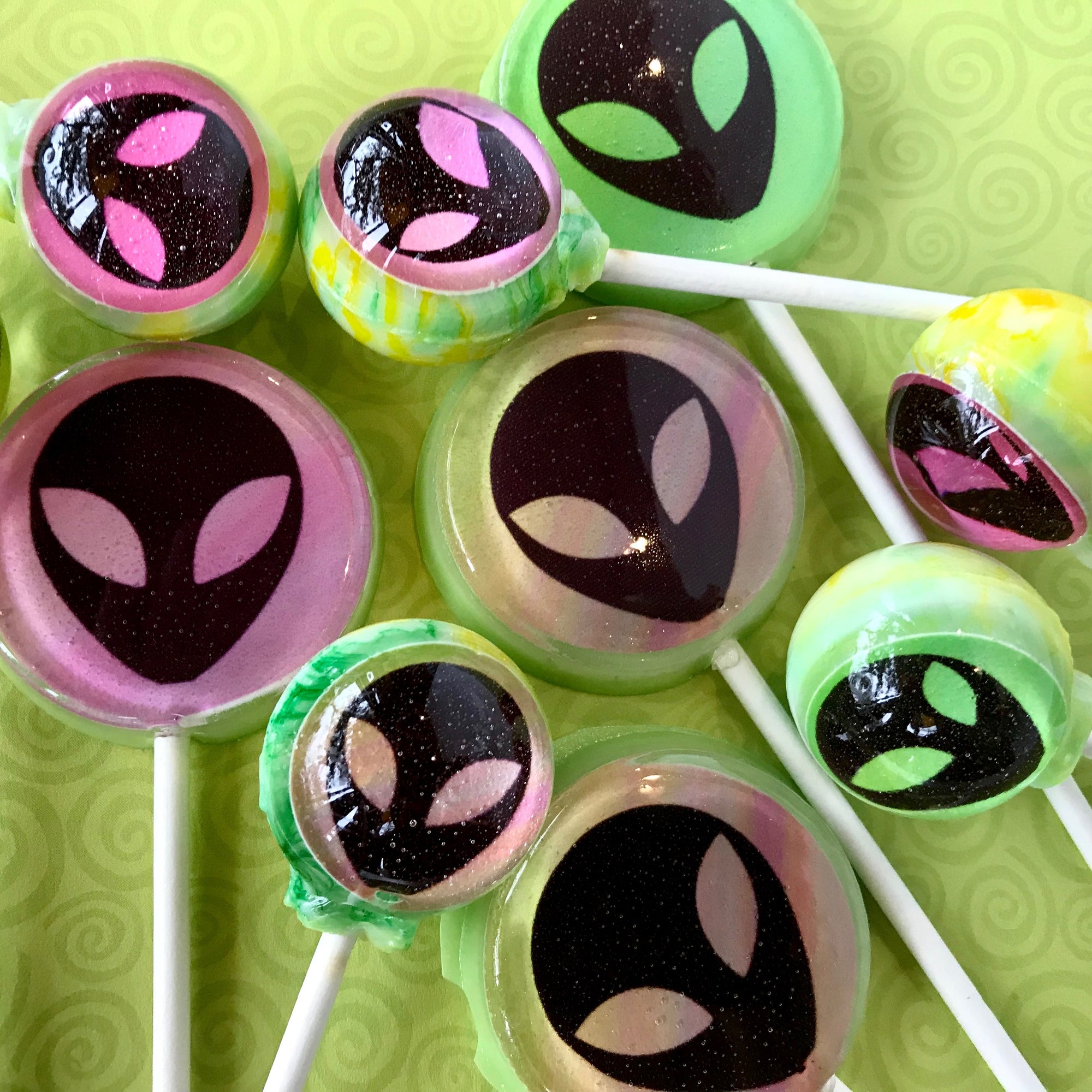 Visitors: From Space Lollipops 5 or 6-piece set by I Want Candy!
