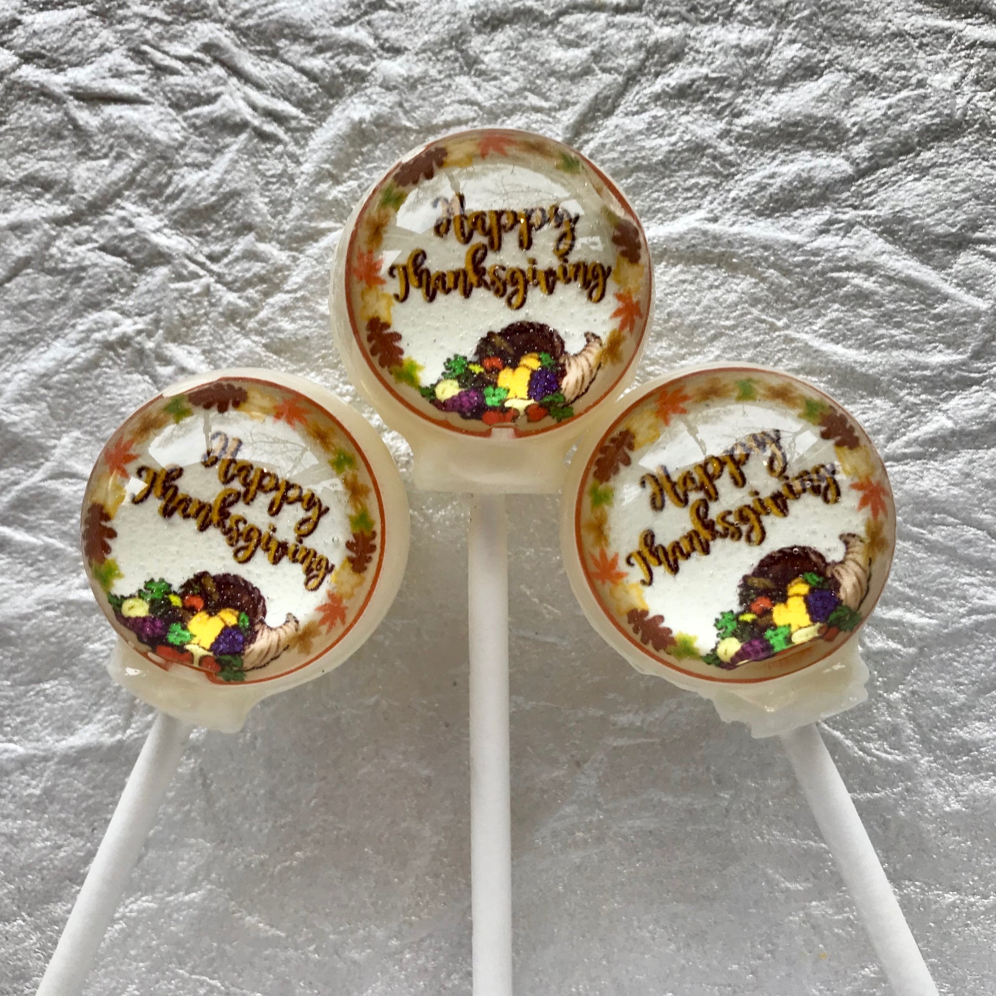 Thanksgiving Lollipops 6-piece set by I Want Candy!