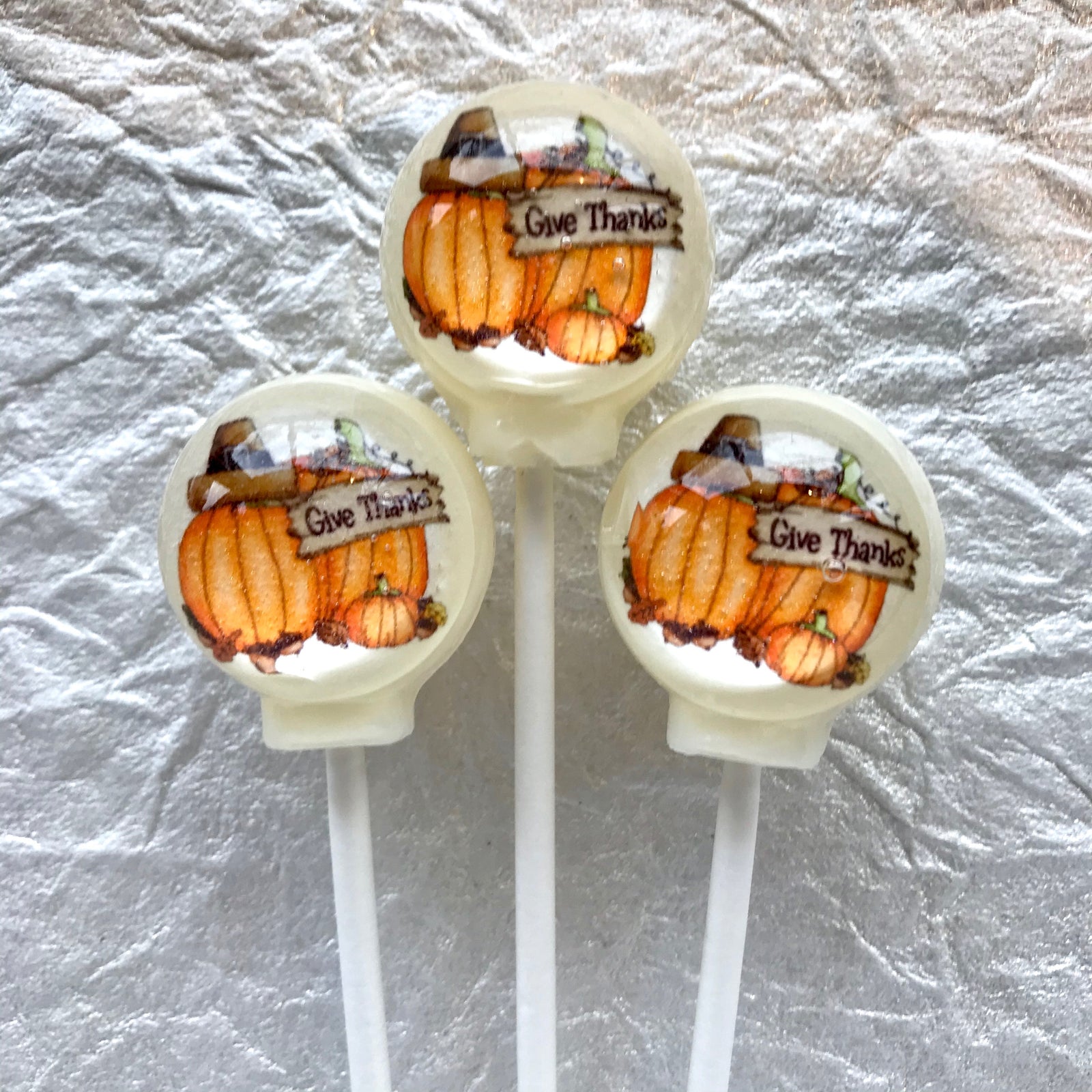 Thanksgiving Lollipops 6-piece set by I Want Candy!