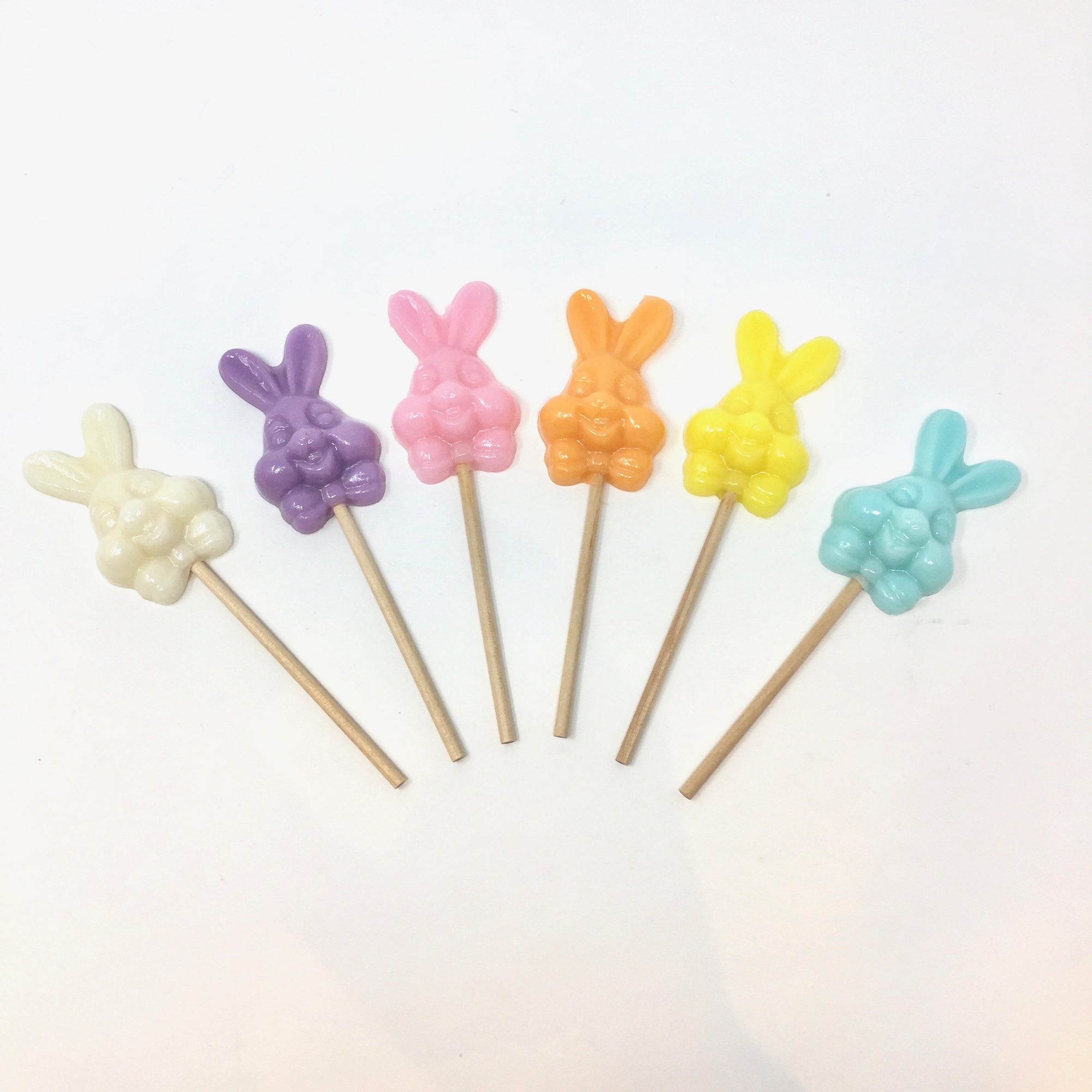 Easter Bunny Lollipops 12-piece set by I Want Candy!