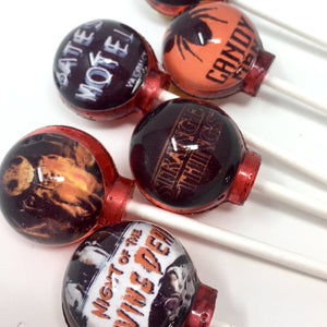 Scary Movie Poster Lollipops 6-piece set by I Want Candy!