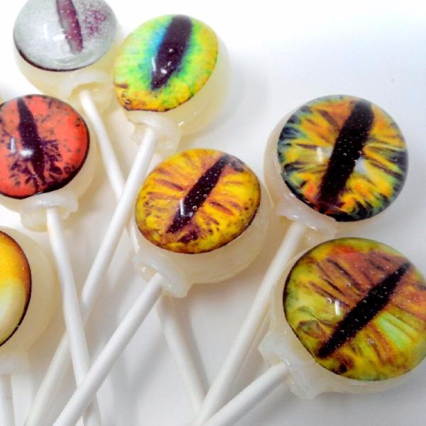 Creature Eye Lollipops 6-piece set by I Want Candy!