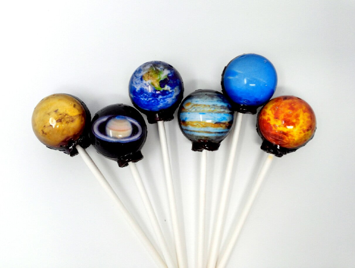 solar system lollipops