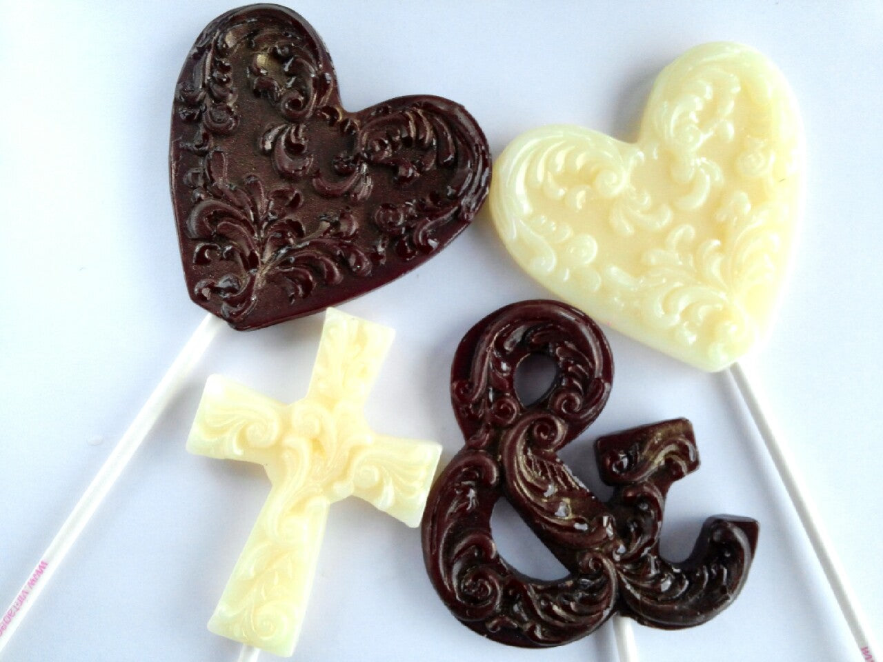 Filigree Symbol Lollipops 3-piece set by I Want Candy!