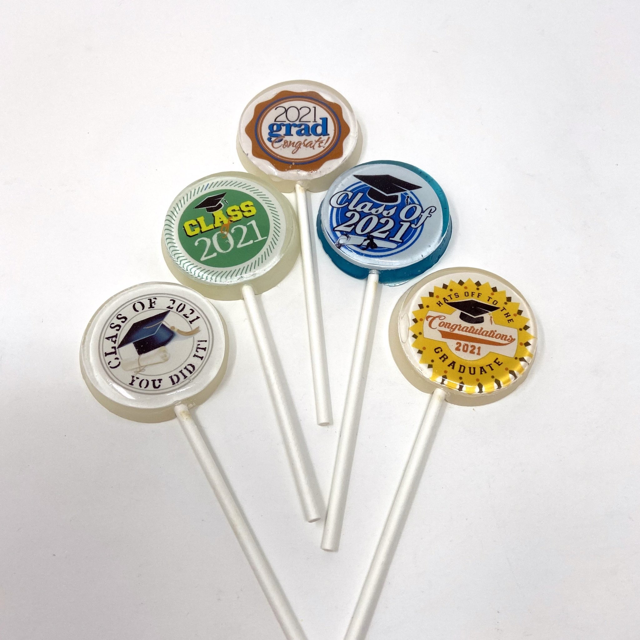 Graduation Lollipops 5-piece set by I Want Candy!