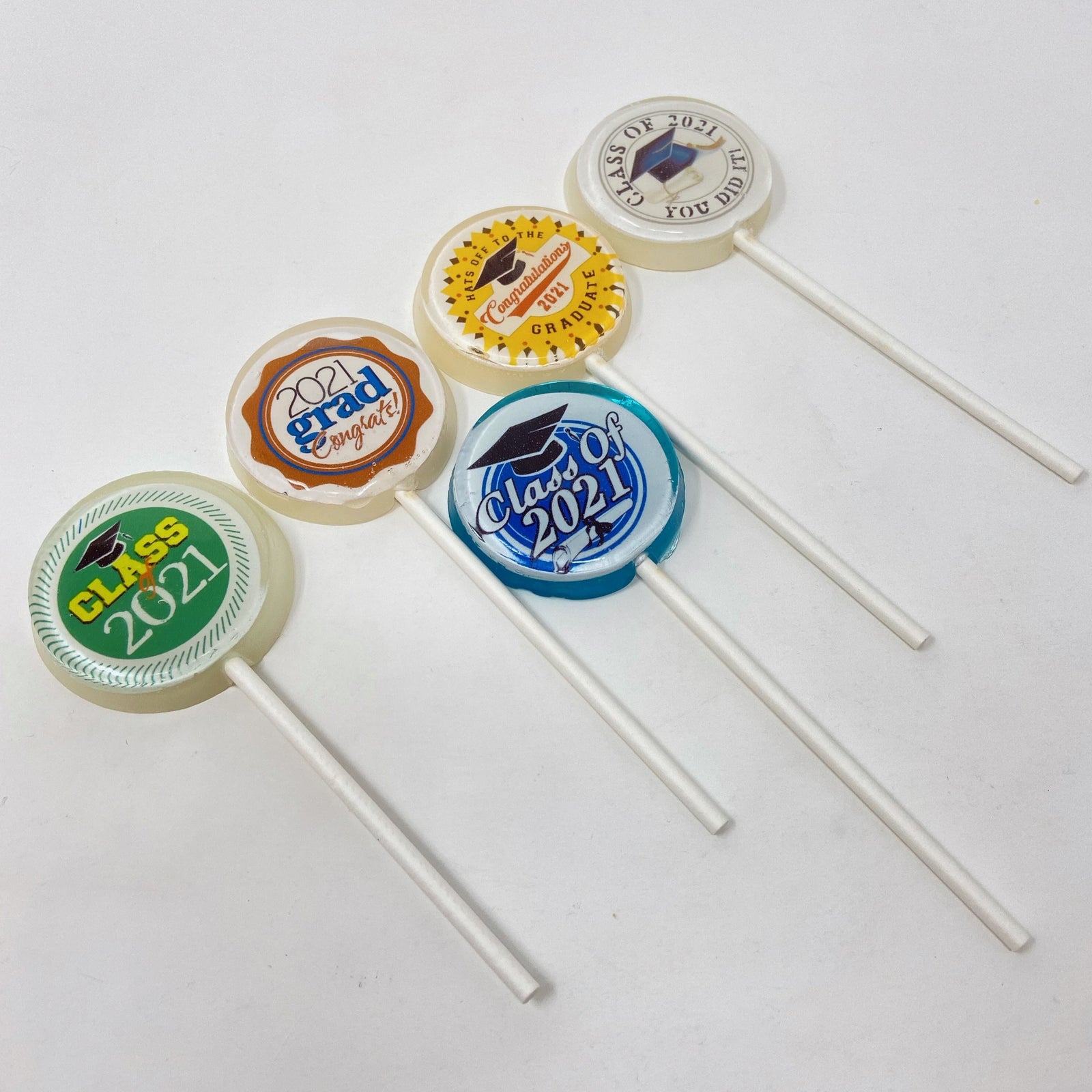 Graduation Lollipops 5-piece set by I Want Candy!