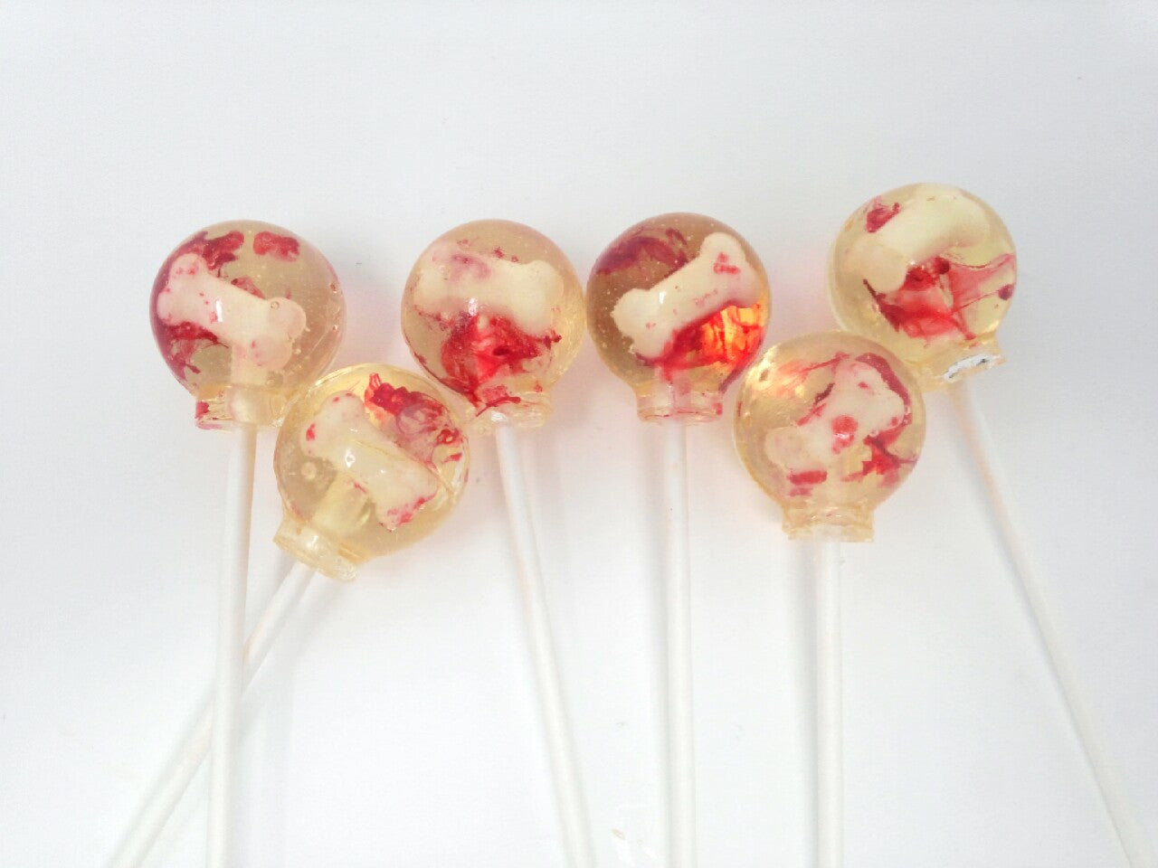 Bloody Bones Lollipops 6-piece set by I Want Candy!