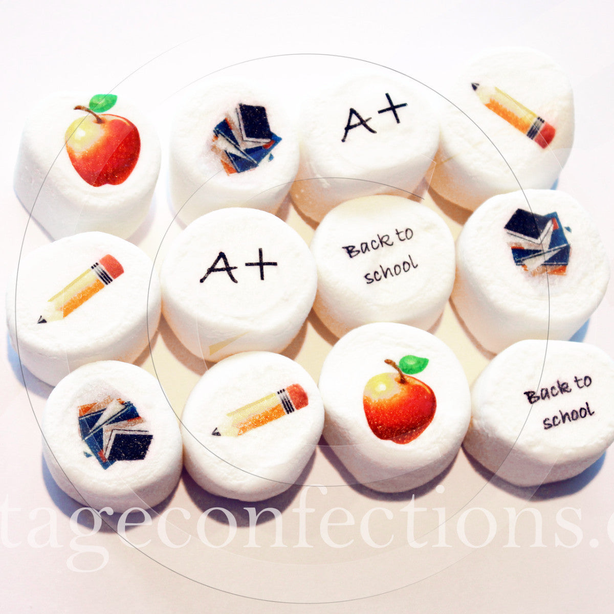 Back to School Teacher Marshmallows by I Want Candy!