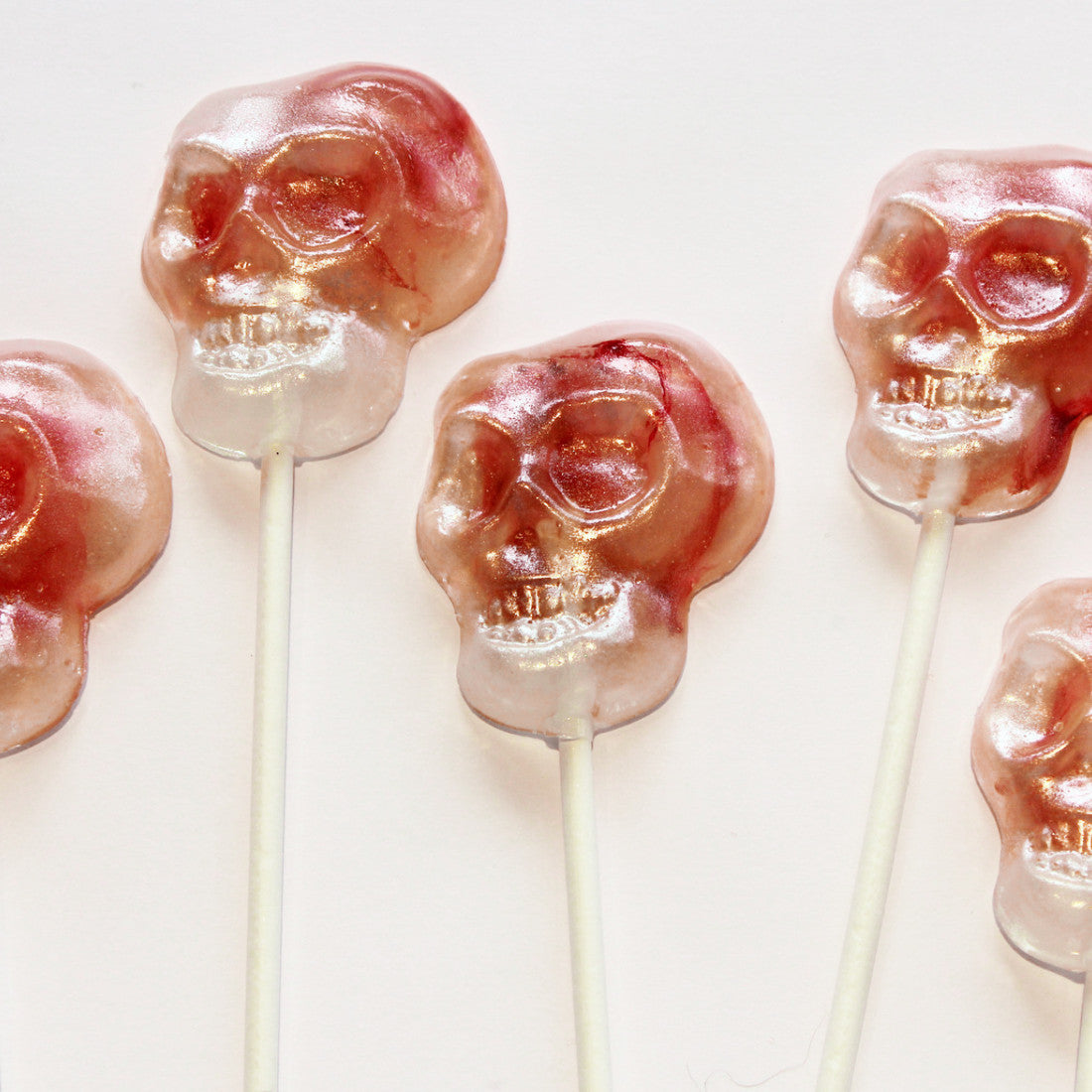 Bloody Skull Halloween Lollipops 6-piece set by I Want Candy!