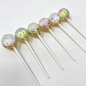 Chicks and Bunnies Lollipops 6-piece set by I Want Candy!