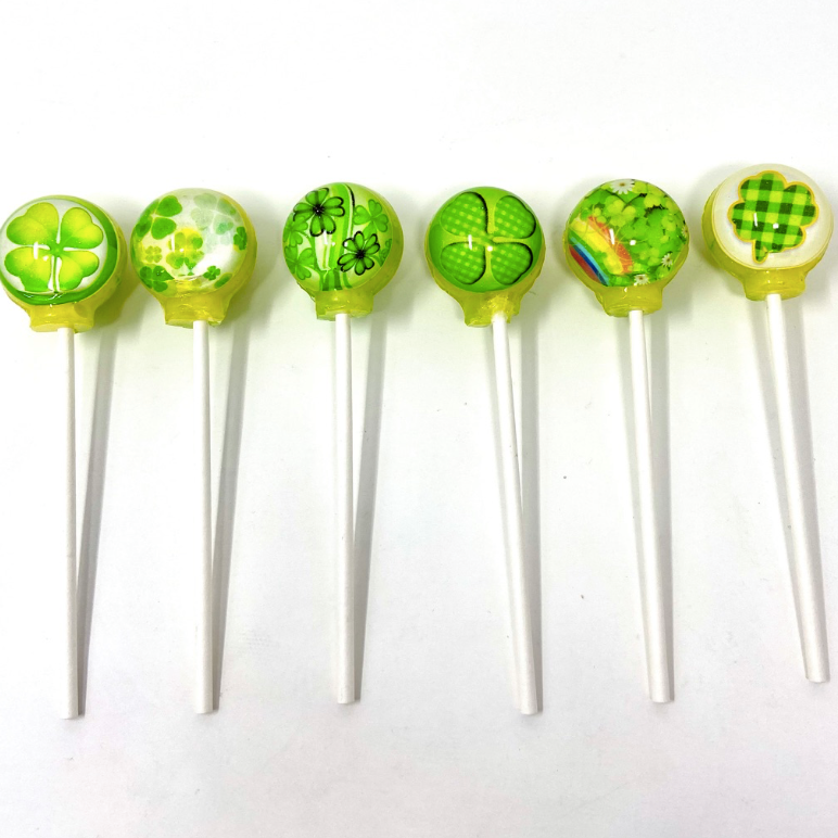 Cute Clover Lollipops 6-piece set by I Want Candy!