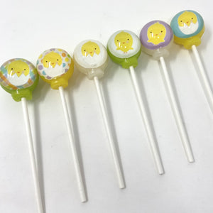 Baby Chick Lollipops 6-piece set by I Want Candy!