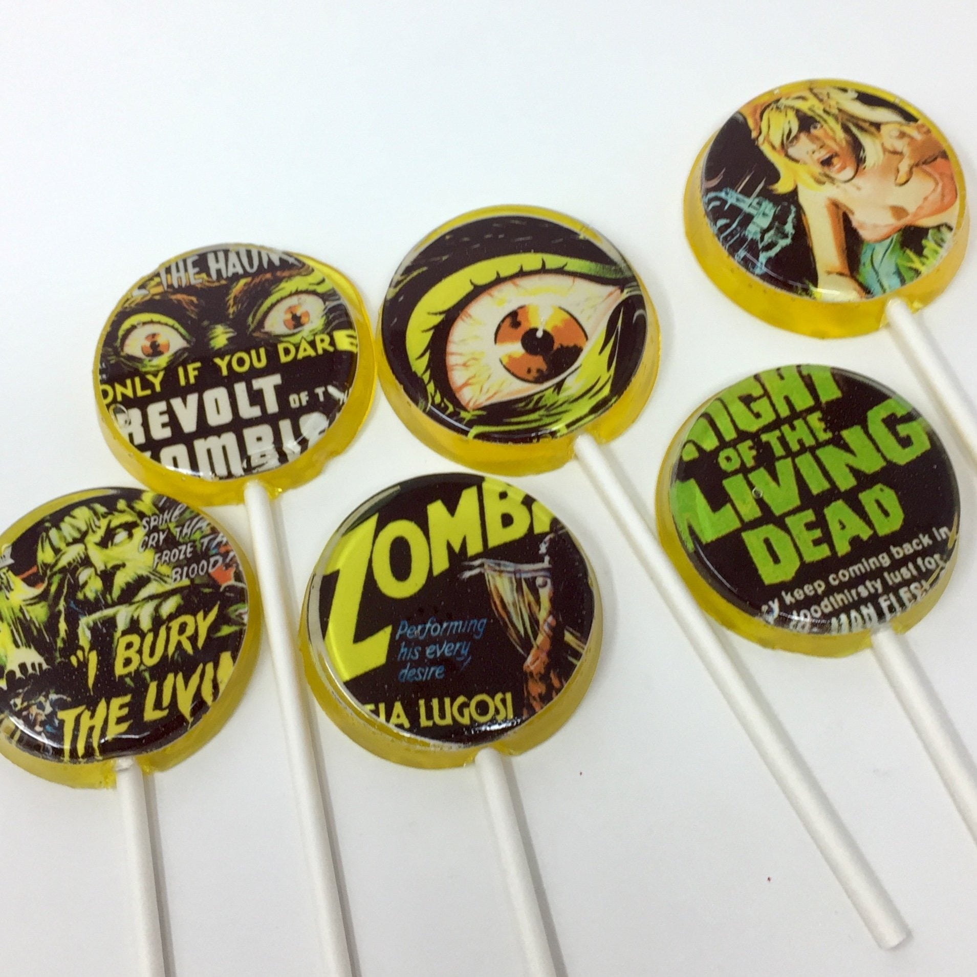 Zombie Apocalypse Lollipops 5-piece set by I Want Candy!