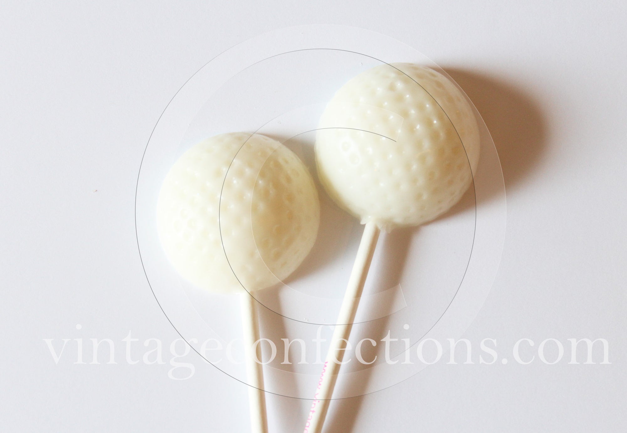 Golf Ball Lollipops 6-piece set by I Want Candy!