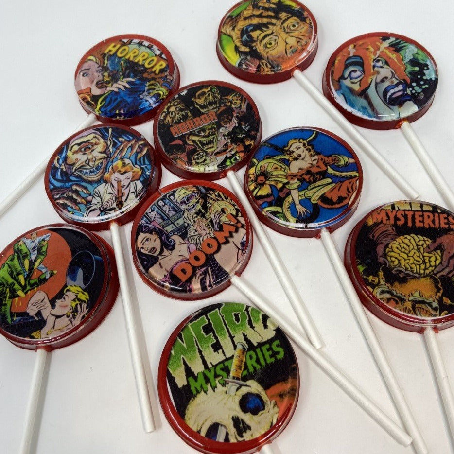 Chamber of Chills Lollipops 5-piece set by I Want Candy!