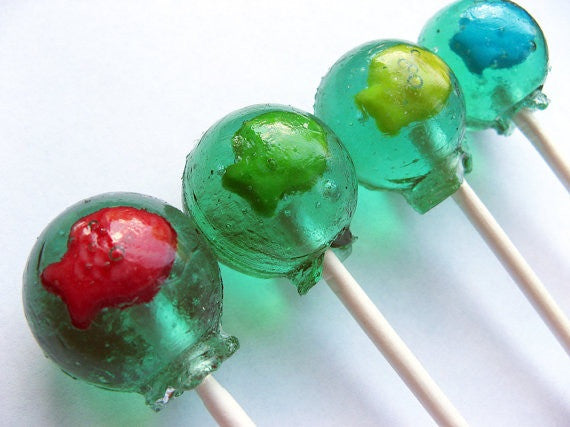 Fish Bowl Lollipops 6-piece set by I Want Candy!