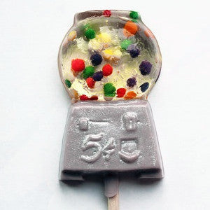 Bubble Gum Machine Lollipops 6-piece set by I Want Candy!