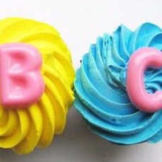 Alphabet Cake or Cupcake Toppers by I Want Candy!