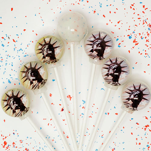 Lady Liberty Lollipops 6-piece set by I Want Candy!
