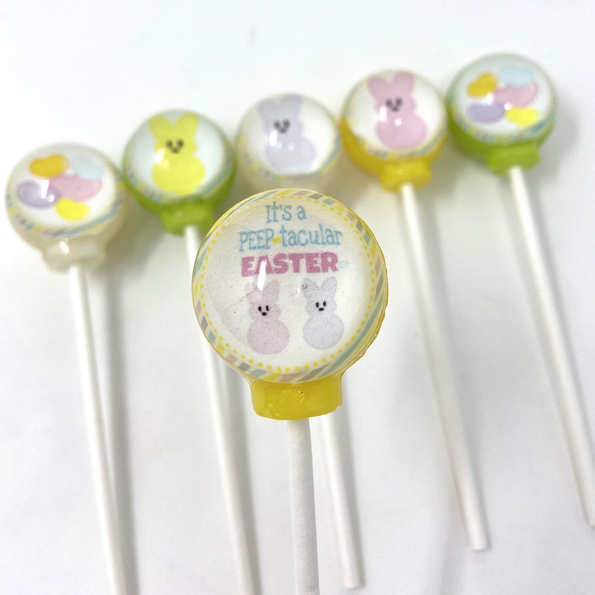 Peep Lollipops 6-piece set by I Want Candy!