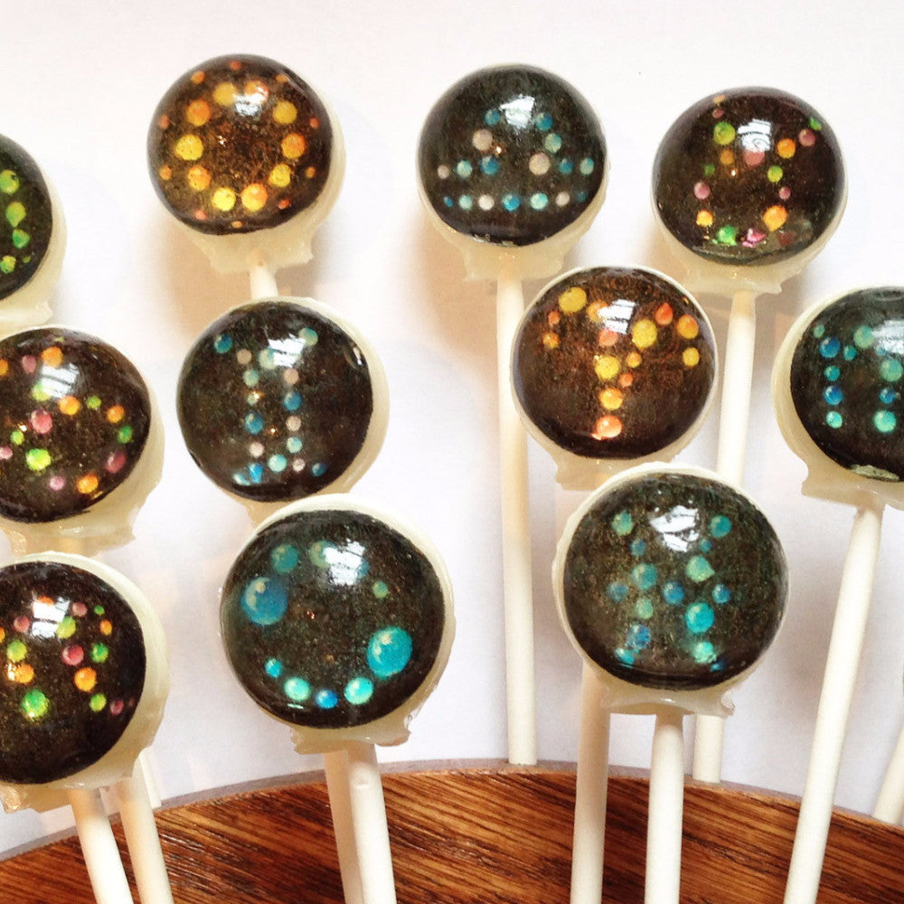 Zodiac and Element Lollipops 6-piece set by I Want Candy!