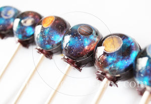 Total Universe Planet 3-D Lollipops® 6-piece set by I Want Candy!